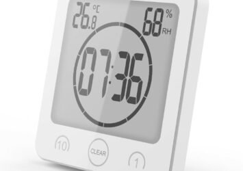 Details about Waterproof Digital Shower Timer Clock Touch Screen Countdown Thermometer 99:99