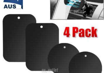 4X Metal Plate Magnetic Car Phone Holder Accessories Magnet Phone Stand Support
