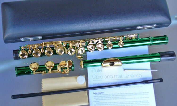 GREEN C foot CIBAILI Flute • NEW • Case • Perfect For School • Free Express •