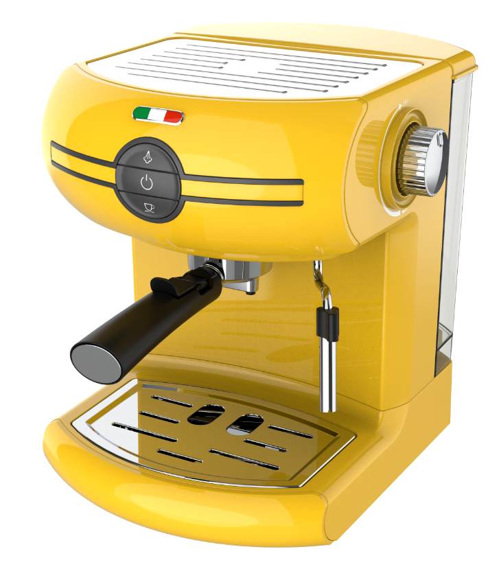 Find Best 1 Vintage Traditional Pump Espresso Coffee Machine Manual Not Delonghi Yellow In