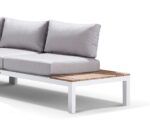 NEW Nova Outdoor Aluminium Lounge & Dining Setting | Natural Teak Timber