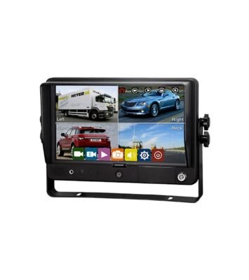 9” QUAD RECORDING TOUCH SCREEN MONITOR