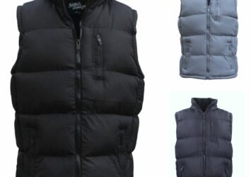 New Men's Thick Puffy Puffer Sleeveless Jacket Winter Thick Vest Quilted Jacket