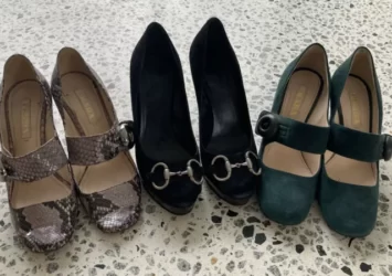 Designer Shoes almost new, Prada, Gucci & Chanel
