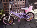 Cute Violet Kids Bicycle