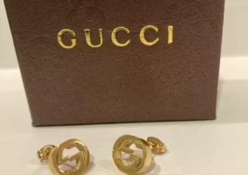 Gucci gold earrings