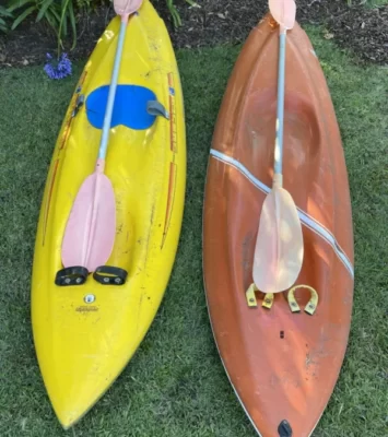 Surf skis x2 with paddles