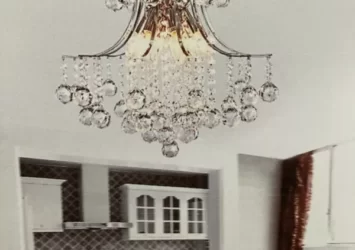 2 NEW FOR PRICE OF 1 - 2 new CRYSTAL CHANDELIERS for PRICE OF ONE