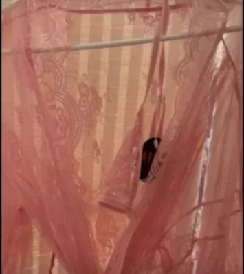 Pink lace lingerie Kimono NWT medohk