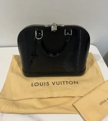 Louis Vuitton Alma PM Noir Epi Leather