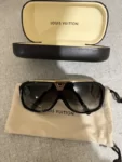 Genuine Louis Vuitton sunglasses evidence in as new condition
