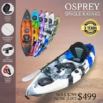 Wide Range of Single and Double Fishing Kayaks for Sale in Rockingham