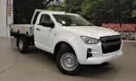 2021 Isuzu D-MAX RG MY22 SX 4x2 High Ride Mineral White 6 Speed Manual Cab Chassis