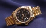 Rolex DayDate Automatic Watch (gold-black)