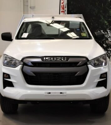 2022 Isuzu D-MAX RG MY22 SX Mineral White 6 Speed Manual Cab Chassis
