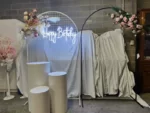 2mx1.2m PU Coating Fan-shaped Backdrop Foldable From $60