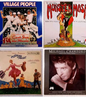 Vintage Cinematic Vinyl Record Soundtrack Albums