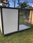 THERMAL INSULATED DOG ENCLOSURE WITH FULL THERMAL PANEL FLOOR