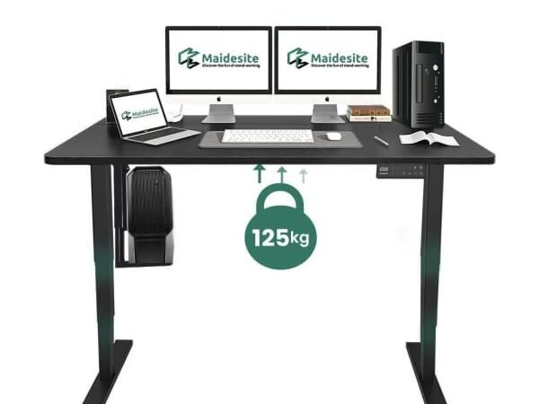 Maidesite Height Adjustable Electric Standing Desk Dual Motors 3 Stage