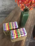 Gift Candles - 50 colorful candlesticks with a basket only $20
