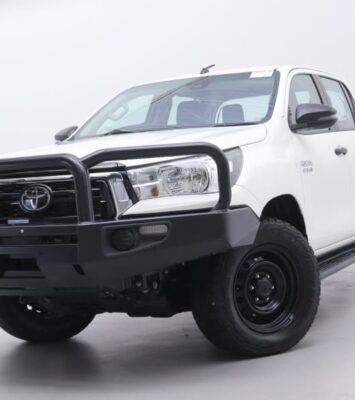 2020 Toyota Hilux GUN126R MY19 Upgrade SR (4x4) White 6 Speed Automatic Double Cab Chassis