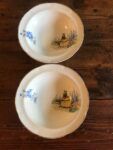 Two old sweets bowls