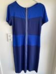 Best Blue Stretch Dress with Full Back Silver Zip As new near me - Mornington