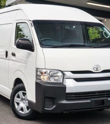 Best 2018 Toyota HiAce KDH221R High Roof Super LWB White 4 Speed Automatic Van near me - Adelaide
