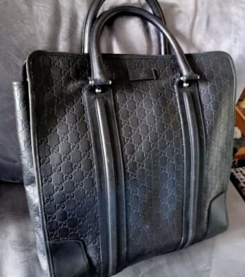 Best Gucci Black Guccissima Leather Large Tote Bag near me - Bags