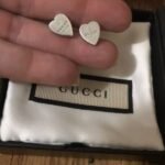 Best Gucci Sterling Silver Heart Earrings near me - CAMPBELLFIELD