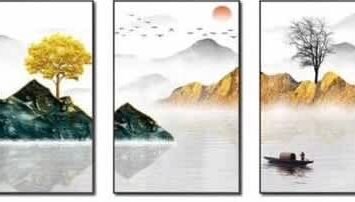 Best Three Pieces Set of Printed Paintings With Frame near me - Cherrybrook NSW