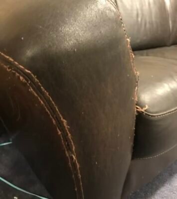 Best 2 x Brown Leather Lounges near me - Winston Hills
