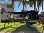 Best Vuly swing set with cubby, sandpit and basketball ring near me - North Narrabeen