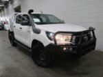 Best 2018 Toyota Hilux GUN126R SR Double Cab White 6 Speed Sports Automatic Cab Chassis near me - 6-14 Scarfe Street Camdale TAS 7320