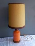 Best mid century rimini orange pottery Lamp near me - Perth