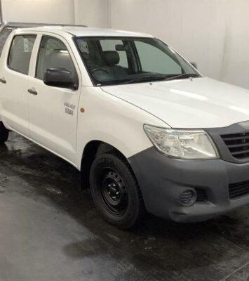 Best 2013 Toyota Hilux TGN16R MY12 Workmate Glacier White 5 Speed Manual Dual Cab Pick-up near me - Vans & Utes