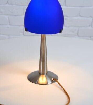 Best Vintage Post Modern 1990s German mushroom glass lamp near me - Table & Desk Lamp
