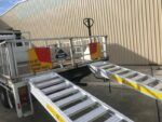 Best Jetland 4.2m 4ton heavy duty aluminum alloy loading ramp rubber track near me - Braeside