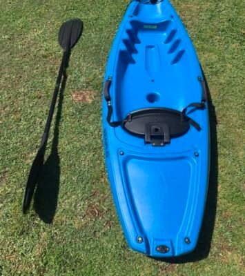 Best Seaflo kids kayak (Blue) with paddle near me - Kayaks & Paddle