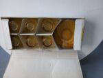 Best retro amber bormioli espresso cups x 6 new in box near me - Sydney City