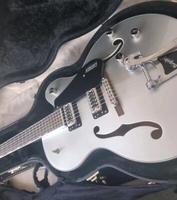 Best gretsch G5420T hollow body electric guitar and hard case near me - Narangba